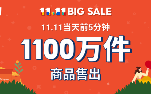Shopee 11.11大促再创记录：开局5分钟售出1100万件商品