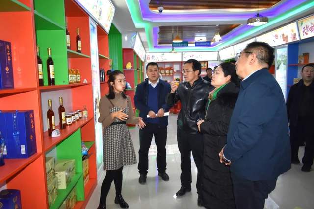 省监委委员王吉霞一行莅临漳县电子商务公共服务中心调研指导工作