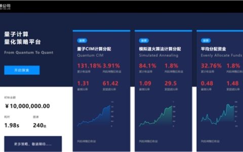 光大科技发布“天工经世”量子计算量化策略平台