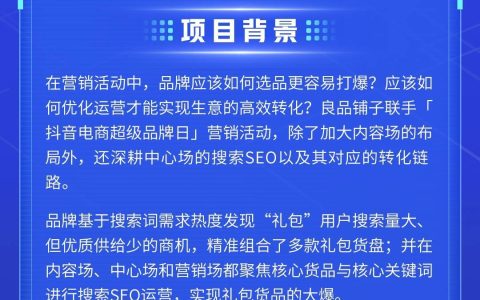良品铺子“玩转搜索SEO”实现生意爆发，食品商家双11就这么干！丨DOU CASE