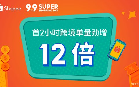Shopee 9.9超级购物节开场，首2小时跨境单量劲增12倍