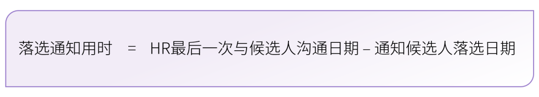 落选通知用时计算公式-用友大易智能招聘系统