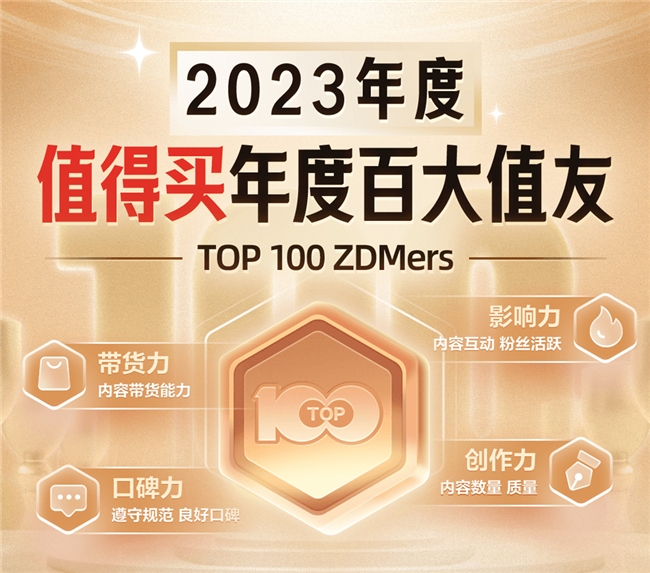 什么值得买“2023年度百大值友”揭晓：繁荣创作者生态，激发更多优质消费内容