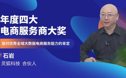 灵狐合伙人石岩：四大电商服务商大奖是对灵狐顶级全域大数据电商服务能力的肯定
